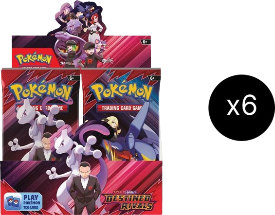 Destined Rivals Booster Box Case - Pokemon TCG - Pokémon TCG