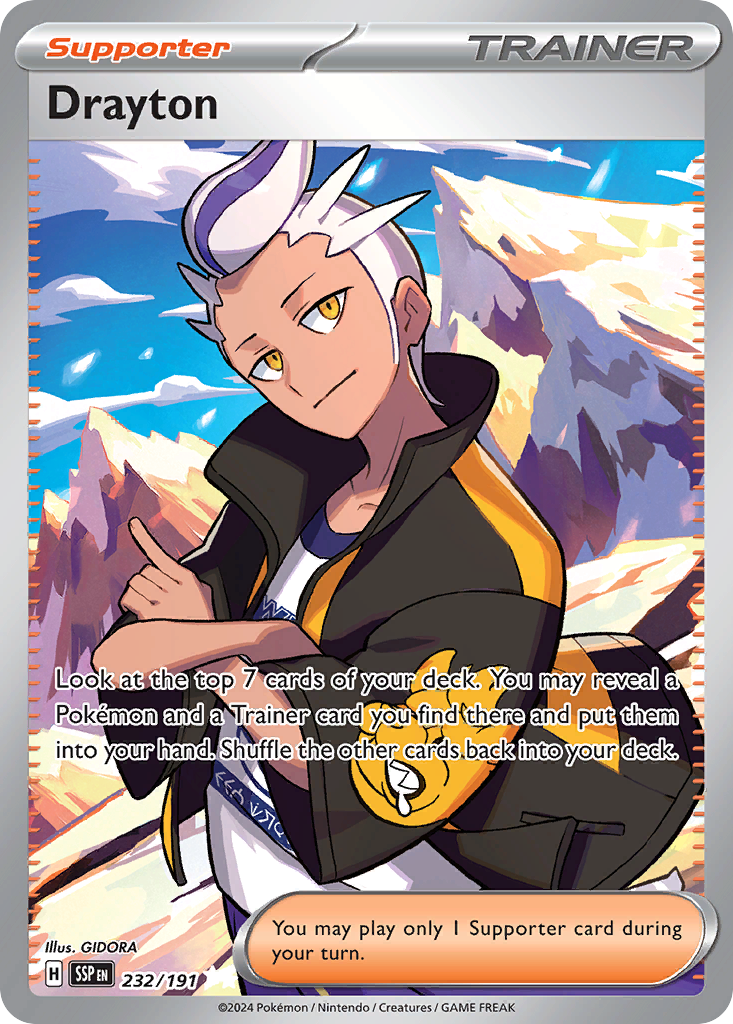 Drayton - 232/191 - holofoil - Surging Sparks
