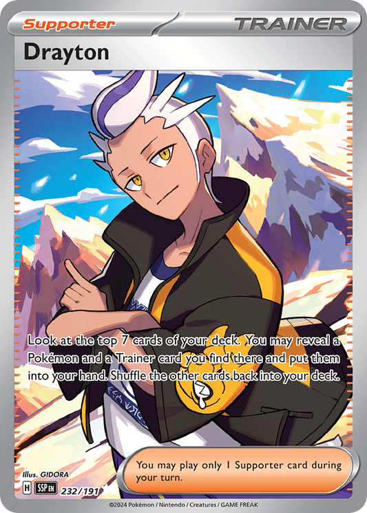 Drayton - 232/191 - holofoil - Surging Sparks