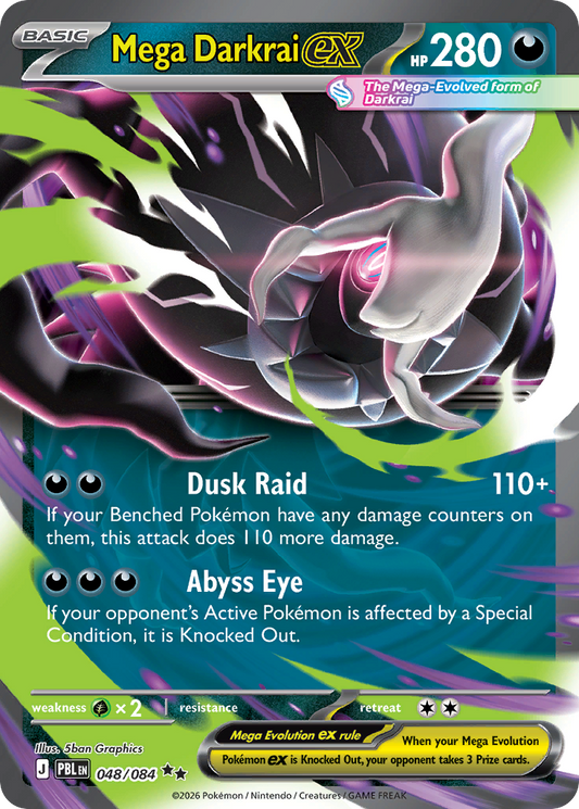 Mega Darkrai ex - 048/084 - holofoil - Pitch Black