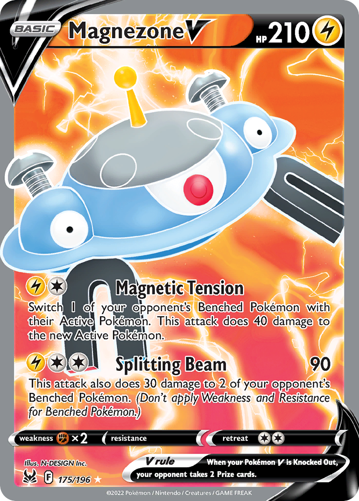 Magnezone V - 175/196 - holofoil - Lost Origin