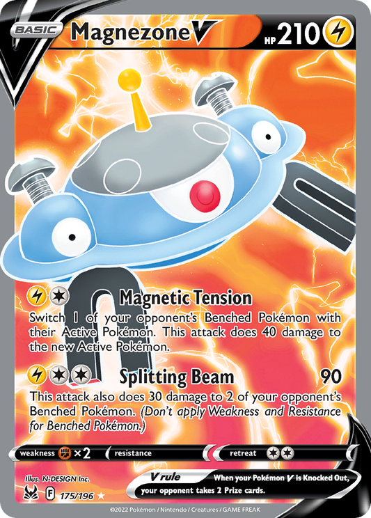 Magnezone V - 175/196 - holofoil - Lost Origin