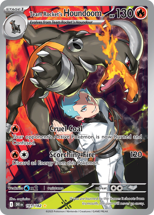 Team Rocket's Houndoom - 191/182 - holofoil - Destined Rivals