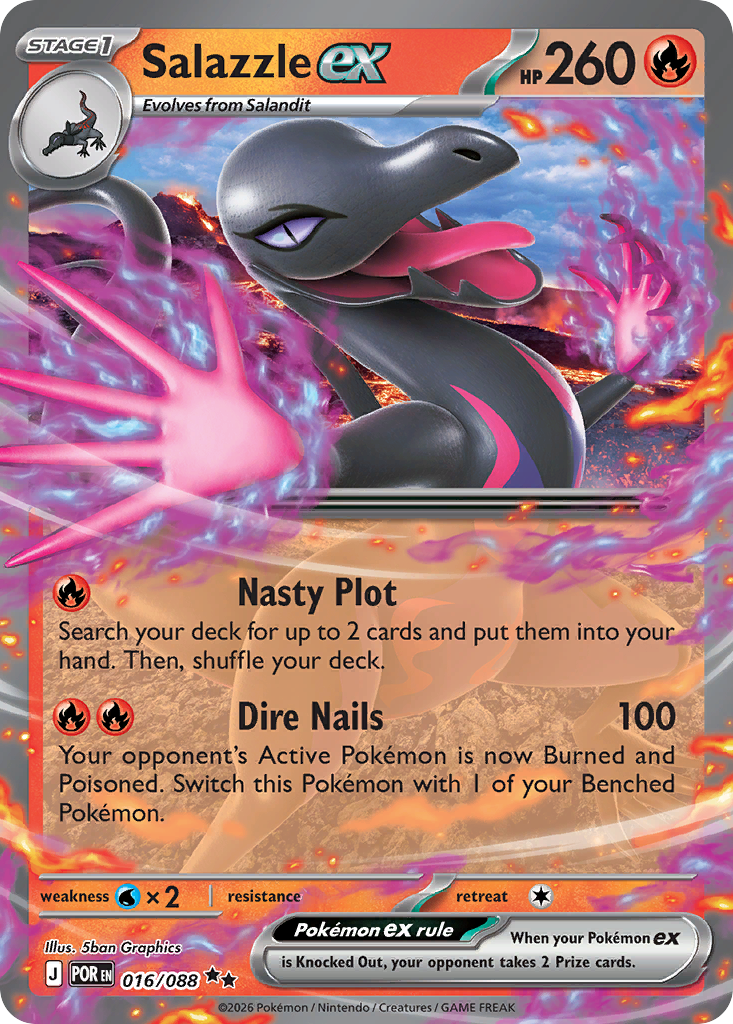 Salazzle ex - 016/088 - holofoil - Perfect Order