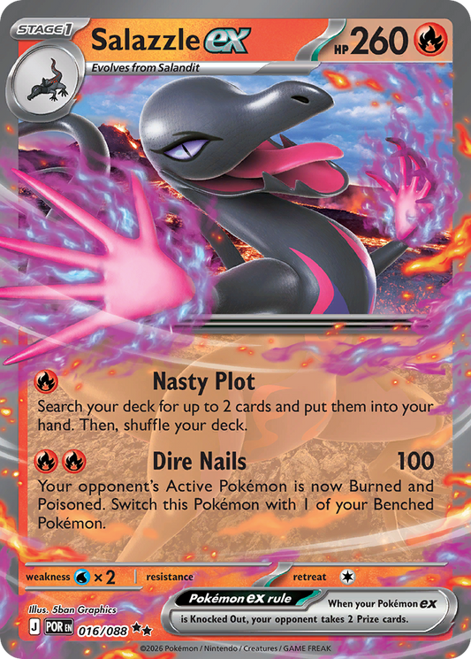 Salazzle ex - 016/088 - holofoil - Perfect Order