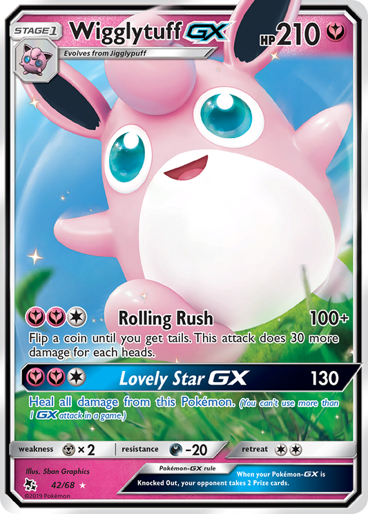 Wigglytuff-GX - 42/68 - holofoil - Hidden Fates