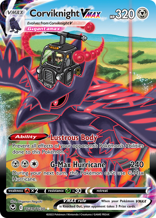 Corviknight VMAX - TG19/TG30 - holofoil - Silver Tempest Trainer Gallery