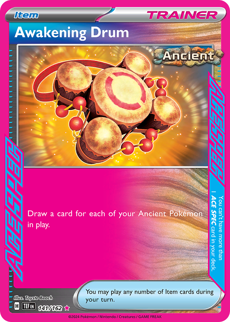 Awakening Drum - 141/162 - holofoil - Temporal Forces