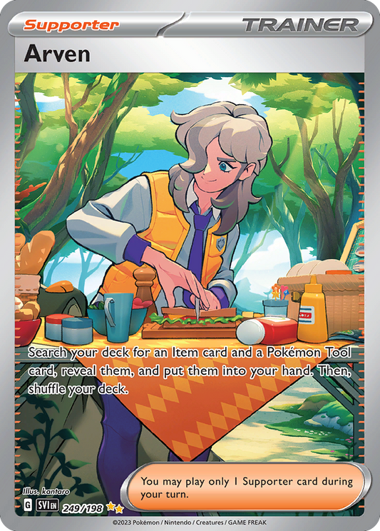 Arven - 249/198 - holofoil - Scarlet & Violet