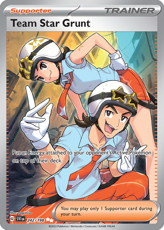Team Star Grunt - 242/198 - holofoil - Scarlet & Violet