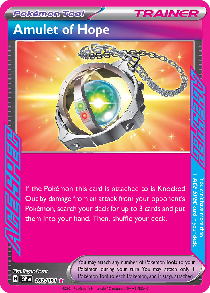 Amulet of Hope - 162/191 - holofoil - Surging Sparks