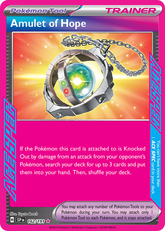 Amulet of Hope - 162/191 - holofoil - Surging Sparks