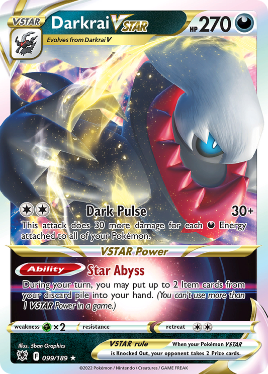 Darkrai VSTAR - 099/189 - holofoil - Astral Radiance