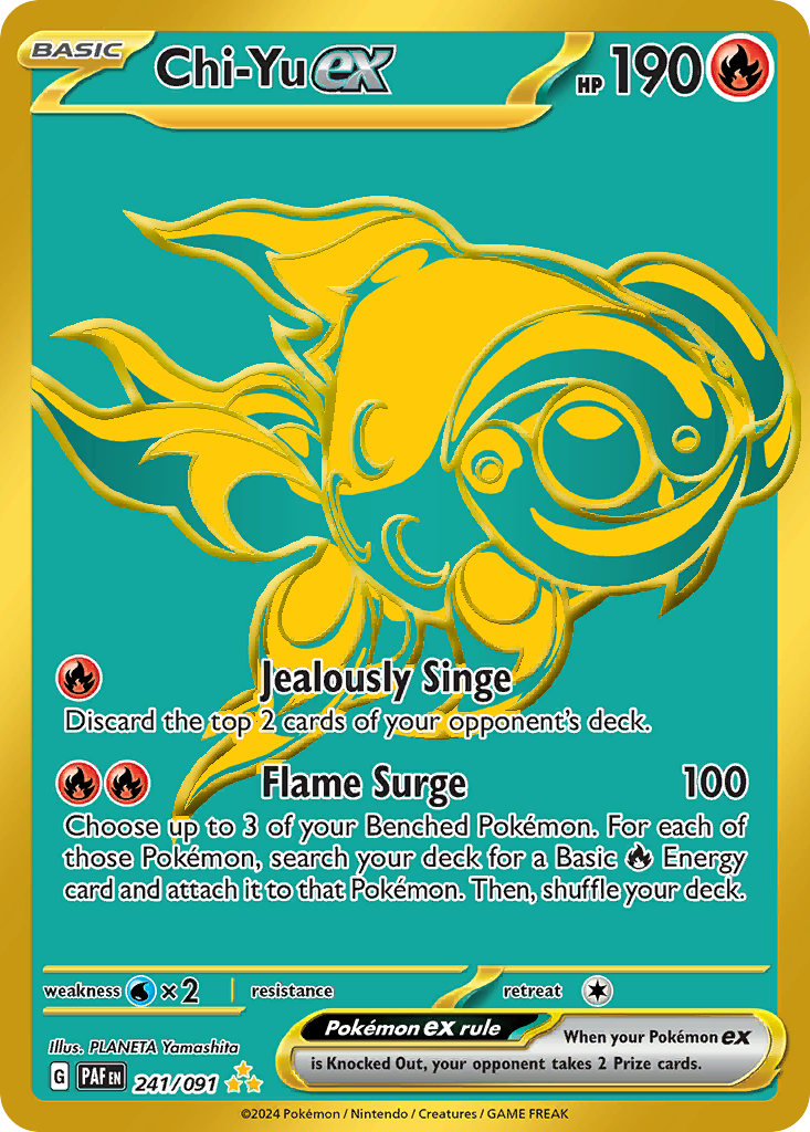 Chi-Yu ex - 241/091 - holofoil - Paldean Fates