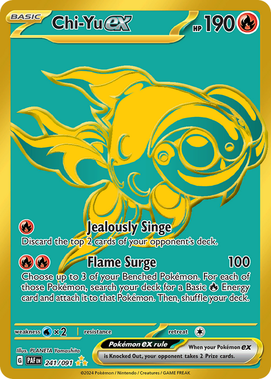 Chi-Yu ex - 241/091 - holofoil - Paldean Fates