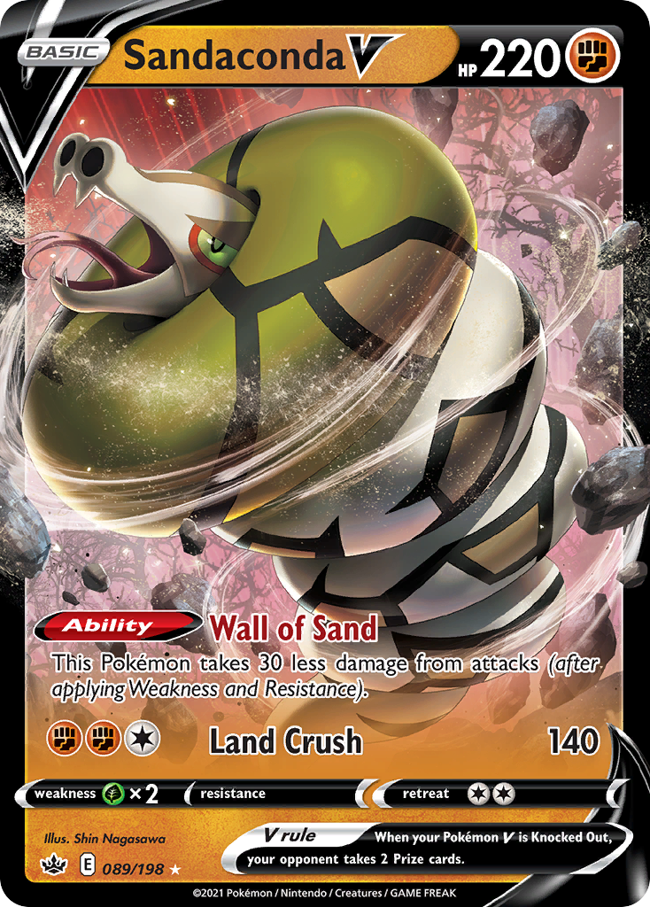 Sandaconda V - 089/198 - holofoil - Chilling Reign