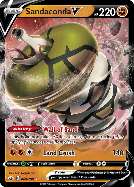 Sandaconda V - 089/198 - holofoil - Chilling Reign
