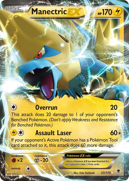Manectric-EX - 23/119 - holofoil - Phantom Forces