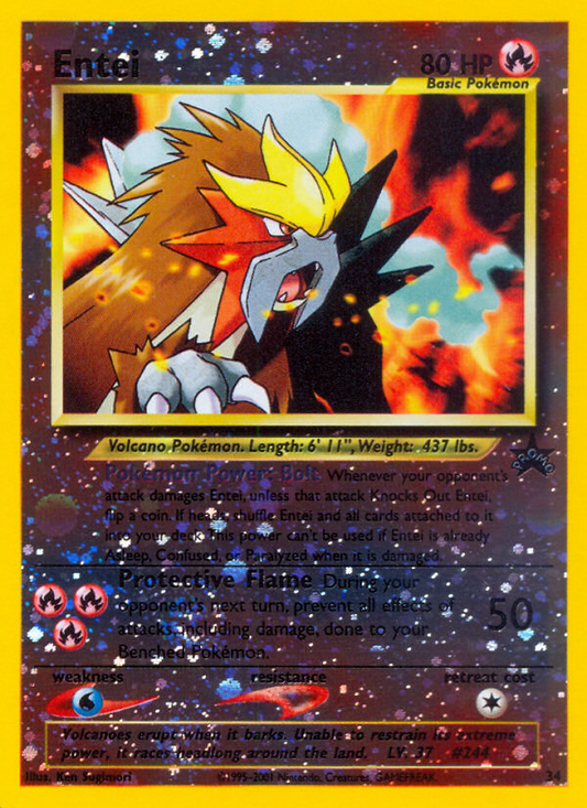 Entei - 34/53 - reverseHolofoil - Wizards Black Star Promos