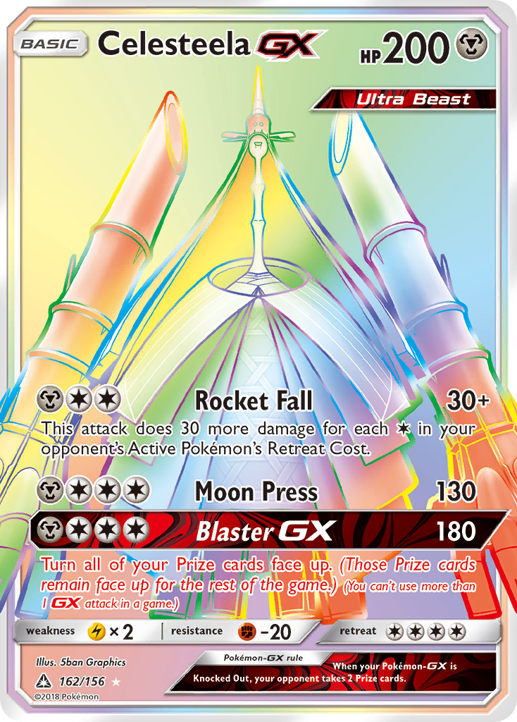 Celesteela-GX - 162/156 - holofoil - Ultra Prism