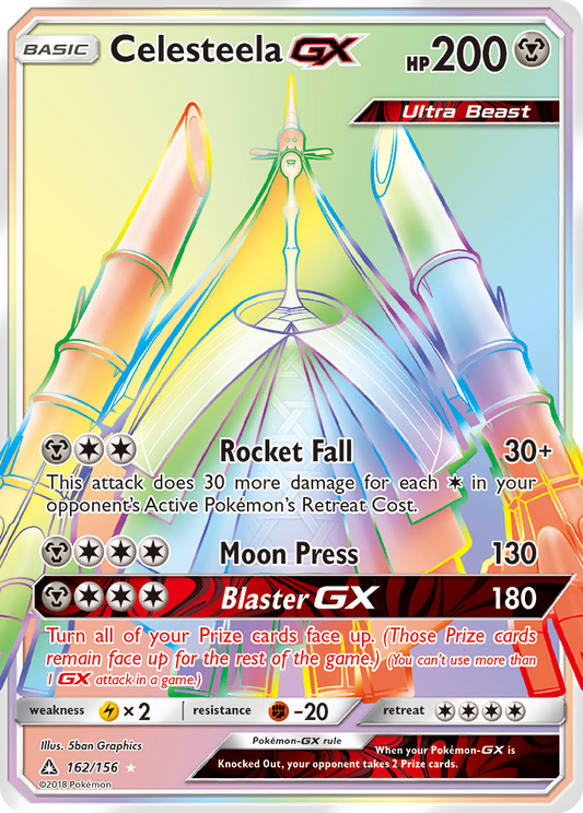Celesteela-GX - 162/156 - holofoil - Ultra Prism