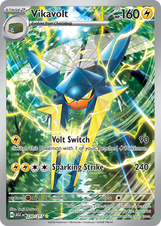 Vikavolt - 230/217 - holofoil - Ascended Heroes