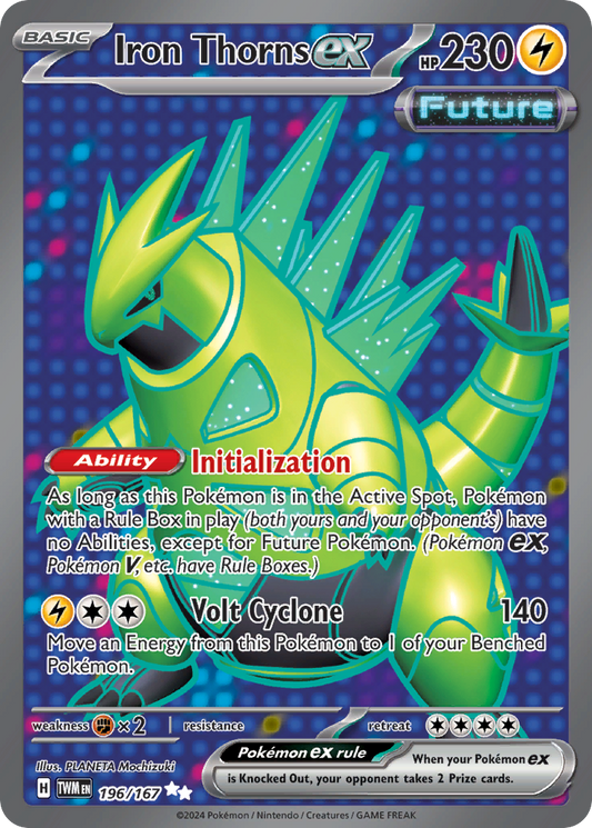 Iron Thorns ex - 196/167 - holofoil - Twilight Masquerade