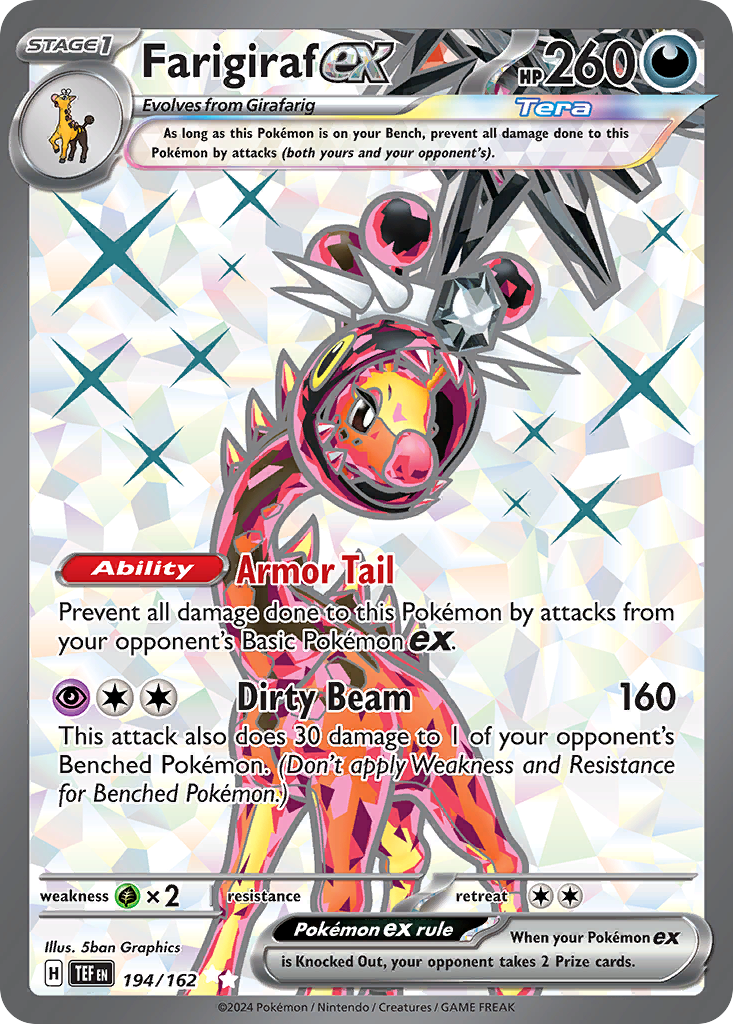 Farigiraf ex - 194/162 - holofoil - Temporal Forces