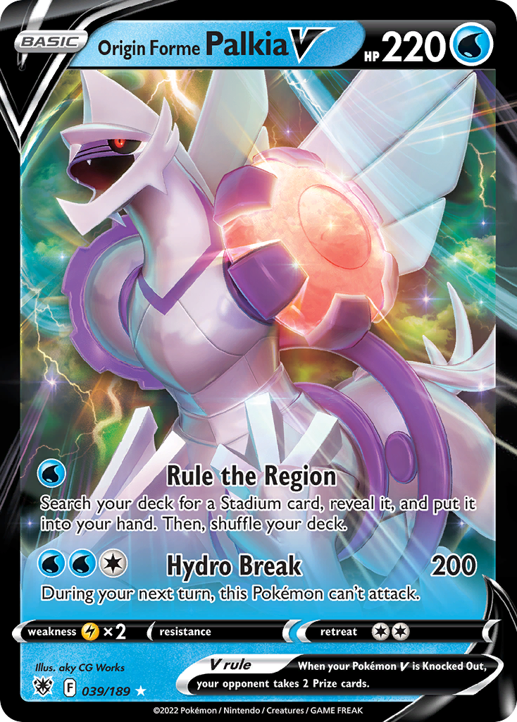 Origin Forme Palkia V - 039/189 - holofoil - Astral Radiance