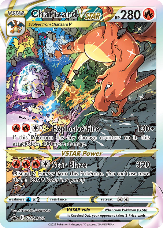 Charizard VSTAR - 262/307 - holofoil - SWSH Black Star Promos