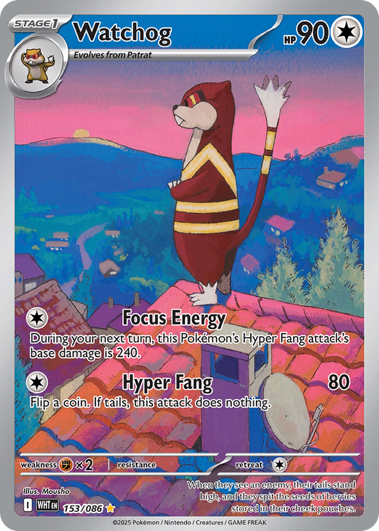 Watchog - 153/086 - holofoil - White Flare
