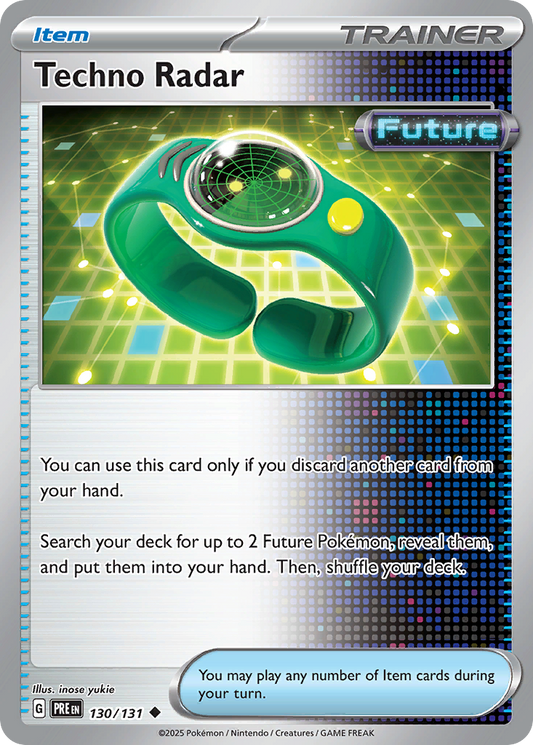 Techno Radar - 130/131 - pokeBallReverseHolofoil - Prismatic Evolutions