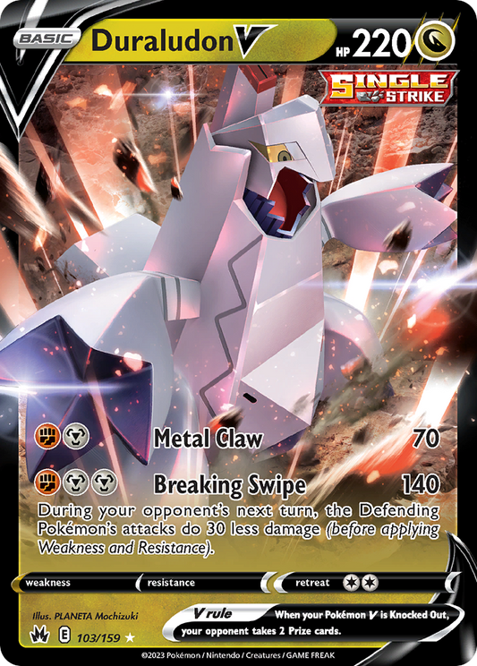 Duraludon V - 103/159 - holofoil - Crown Zenith