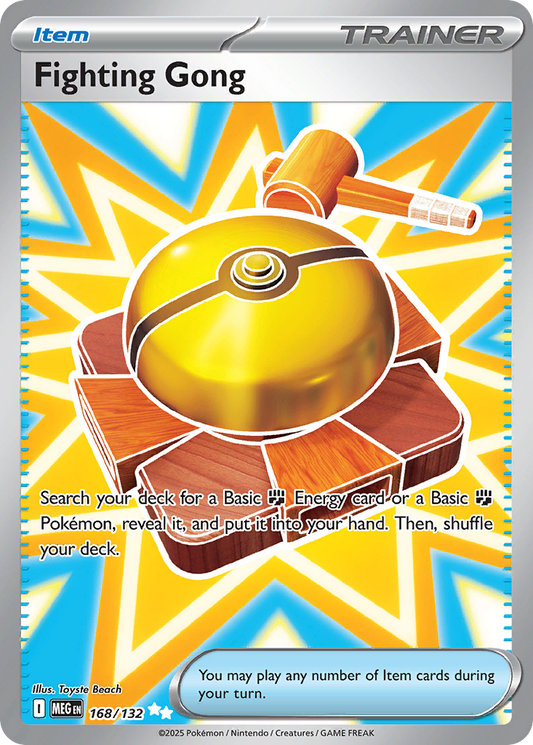 Fighting Gong - 168/132 - holofoil - Mega Evolution