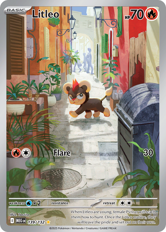 Litleo - 139/132 - holofoil - Mega Evolution