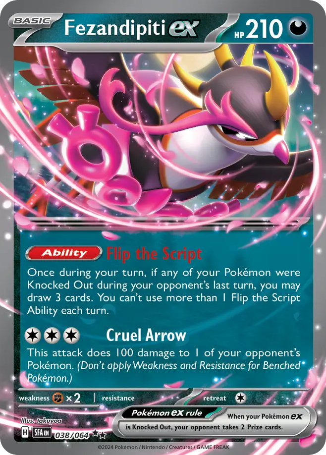 Fezandipiti ex - 038/064 - holofoil - Shrouded Fable