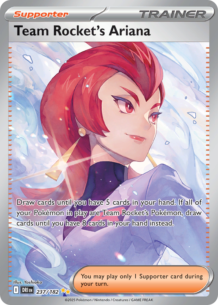 Team Rocket's Ariana - 237/182 - holofoil - Destined Rivals