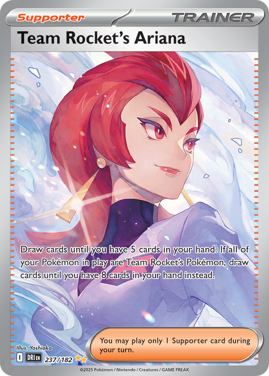 Team Rocket's Ariana - 237/182 - holofoil - Destined Rivals
