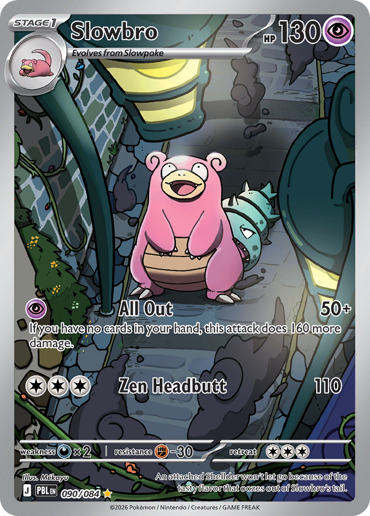 Slowbro - 090/084 - holofoil - Pitch Black