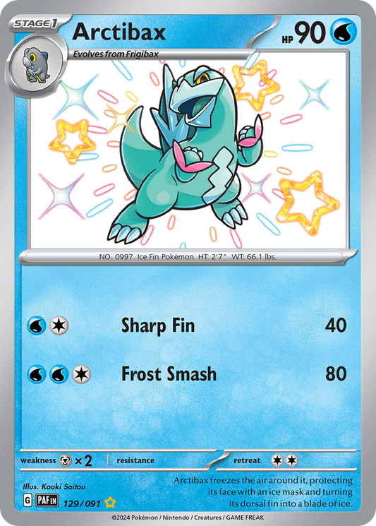 Arctibax - 129/091 - holofoil - Paldean Fates