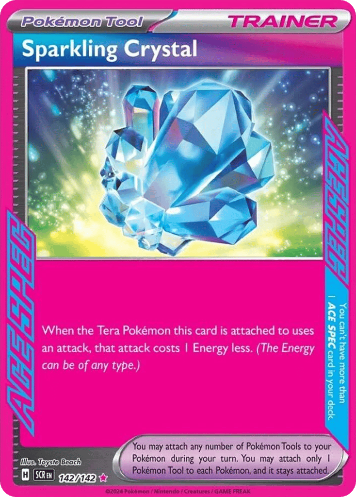 Sparkling Crystal - 142/142 - holofoil - Stellar Crown