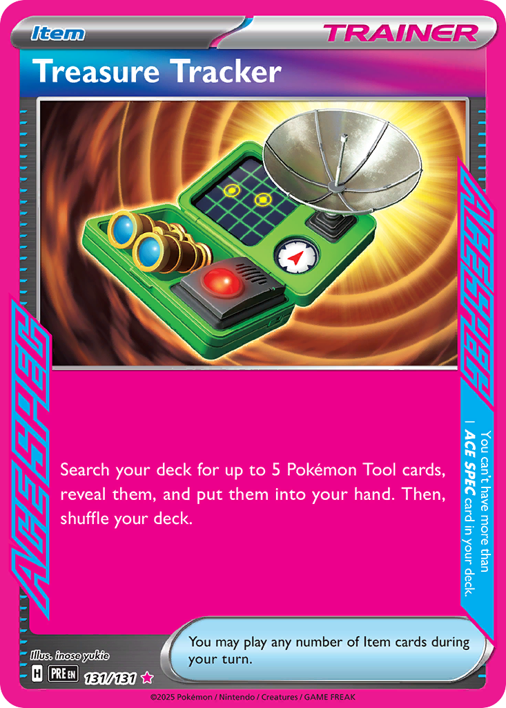 Treasure Tracker - 131/131 - holofoil - Prismatic Evolutions