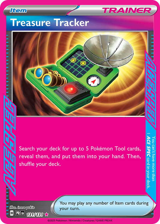 Treasure Tracker - 131/131 - holofoil - Prismatic Evolutions