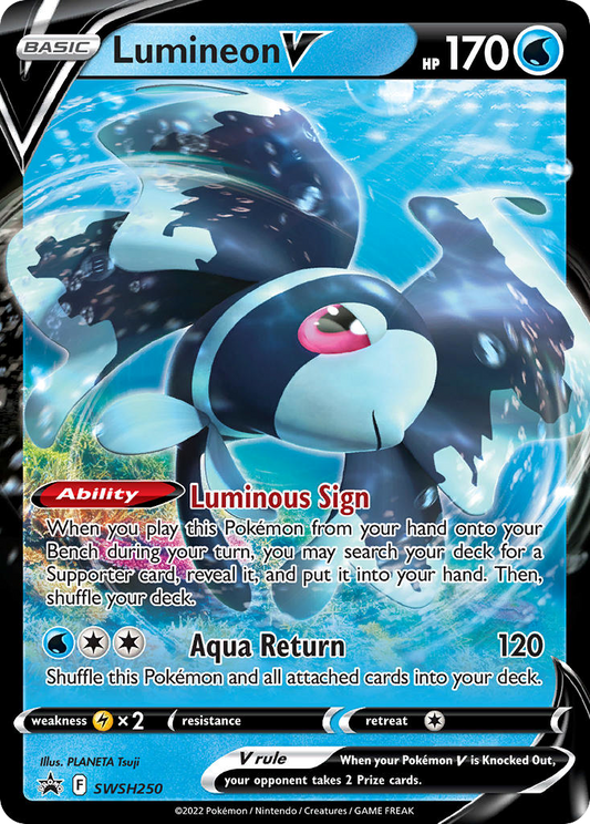 Lumineon V - 250/307 - holofoil - SWSH Black Star Promos