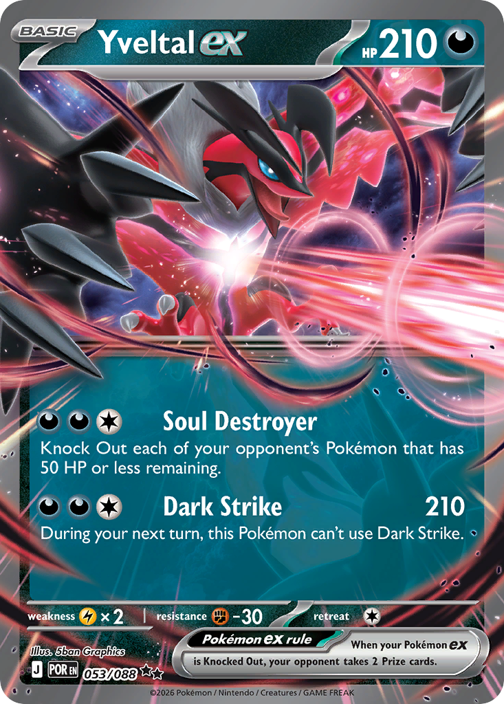Yveltal ex - 053/088 - holofoil - Perfect Order