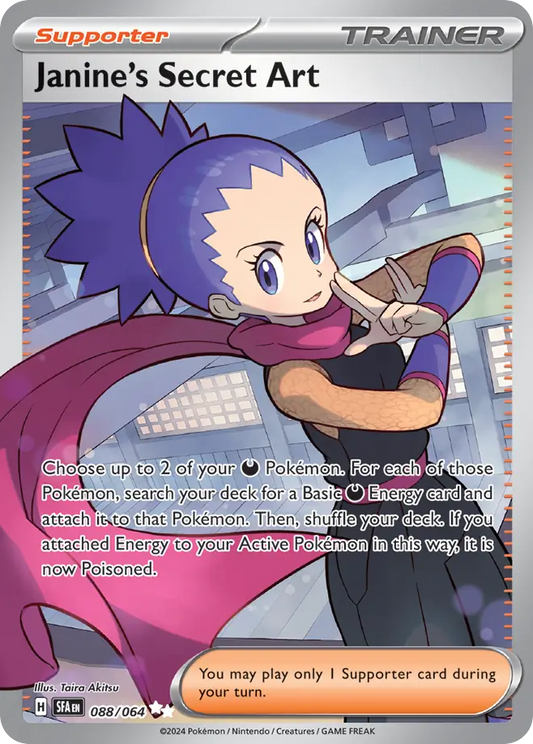 Janine's Secret Art - 088/064 - holofoil - Shrouded Fable