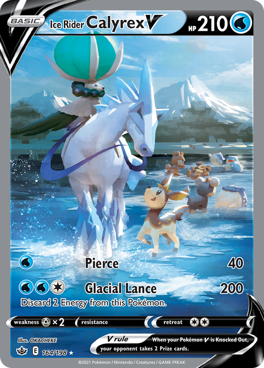 Ice Rider Calyrex V - 164/198 - holofoil - Chilling Reign