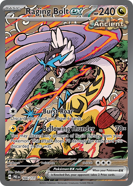 Raging Bolt ex - 166/131 - holofoil - Prismatic Evolutions