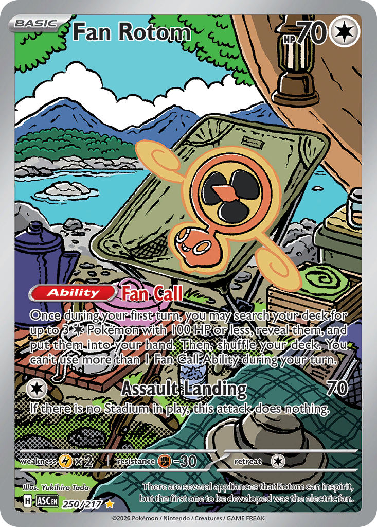 Fan Rotom - 250/217 - holofoil - Ascended Heroes