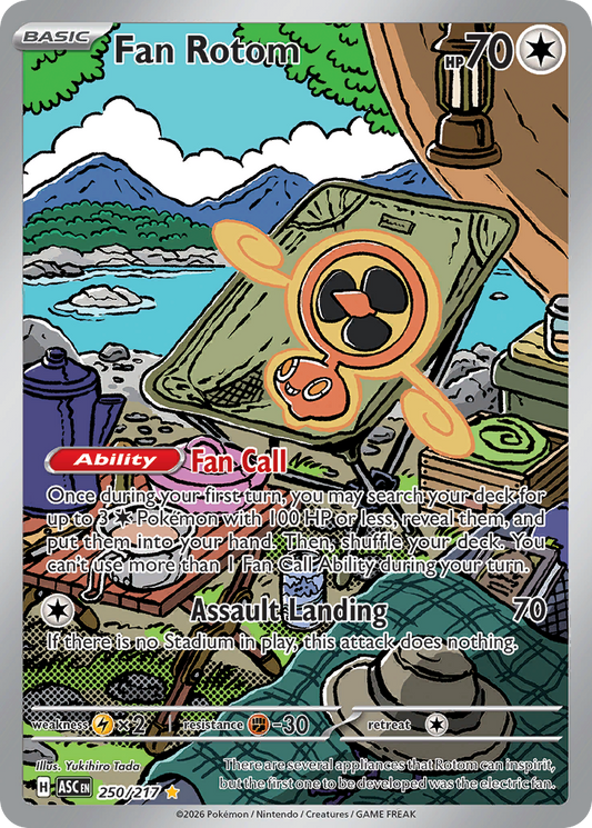 Fan Rotom - 250/217 - holofoil - Ascended Heroes